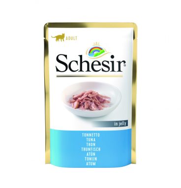 Schesir Kattenvoer Pouch Tonijn in Gelei 85 gr