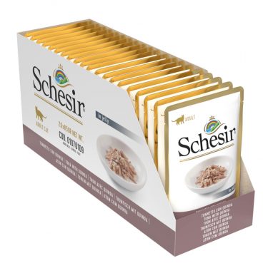 20x Schesir Kattenvoer Tonijn - Quinoa in Gelei 85 gr