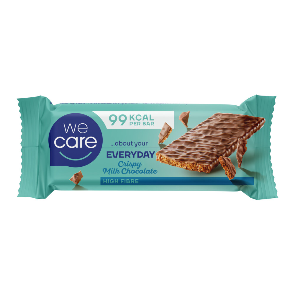 WeCare Everyday Reep Crispy Milk Chocolate 20 gr