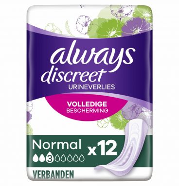 2+1 gratis: Always Discreet Incontinentieverband Normaal 12 stuks