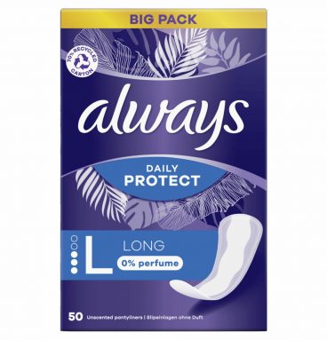 4x Always Inlegkruisjes Dailies Extra Protect Large 48 stuks