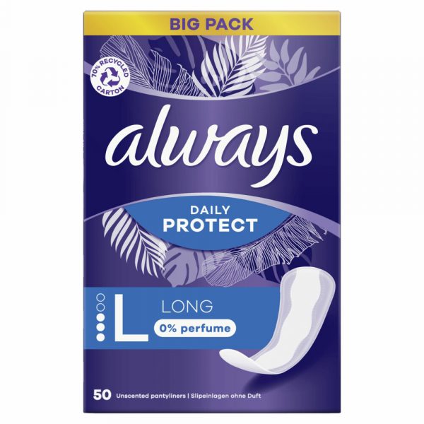 4x Always Inlegkruisjes Dailies Extra Protect Large 48 stuks