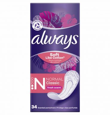 8x Always Inlegkruisjes DailyFresh Normal 34 stuks