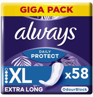 4x Always Inlegkruisjes Long Plus 58 stuks