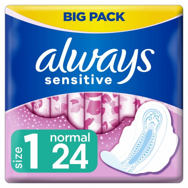 10x Always Maandverband Normal 24 stuks