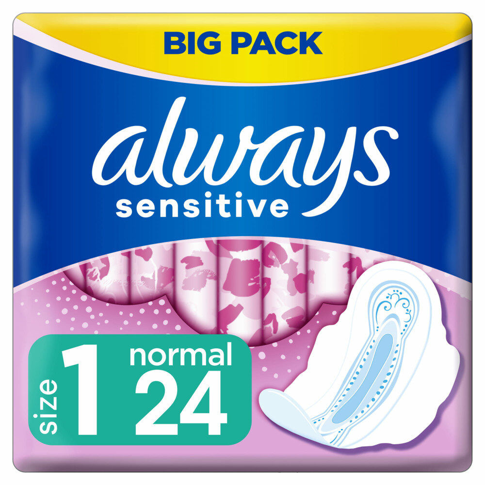 10x Always Maandverband Normal 24 stuks