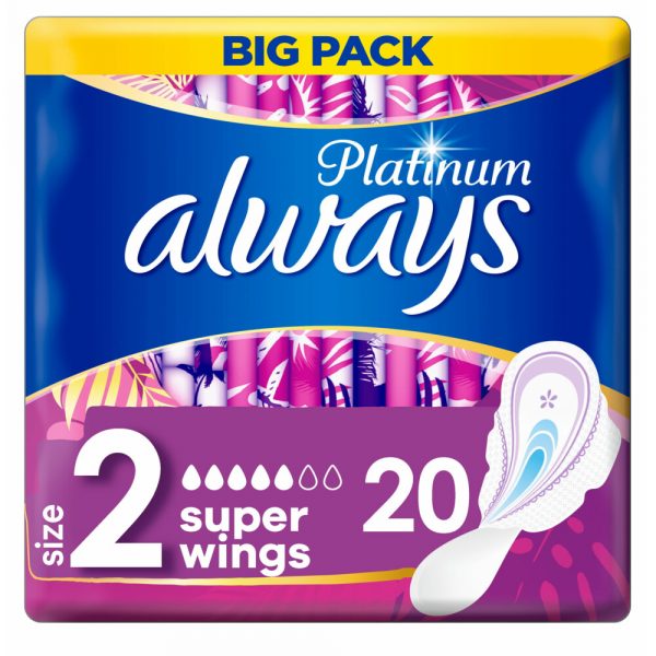 8x Always Maandverband Platinum Ultra Long 20 stuks