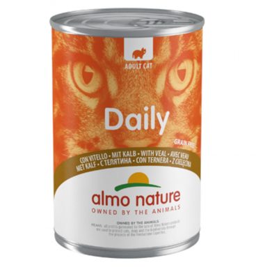 Almo Nature Daily Kattenvoer Kalf 400 gr