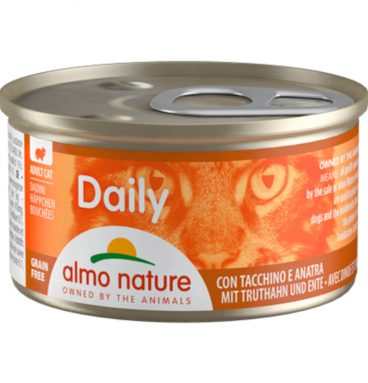 Almo Nature Daily Kattenvoer Kalkoen - Eend 85 gr