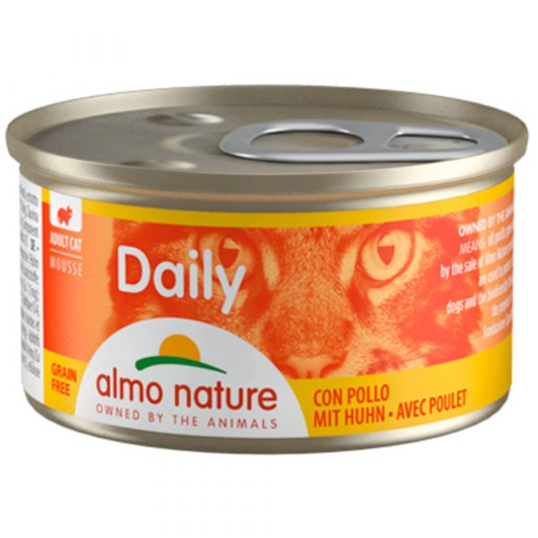 Almo Nature Daily Mousse Kattenvoer Kip 85 gr