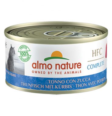 24x Almo Nature HFC Complete Kattenvoer Tonijn - Pompoen 70 gr