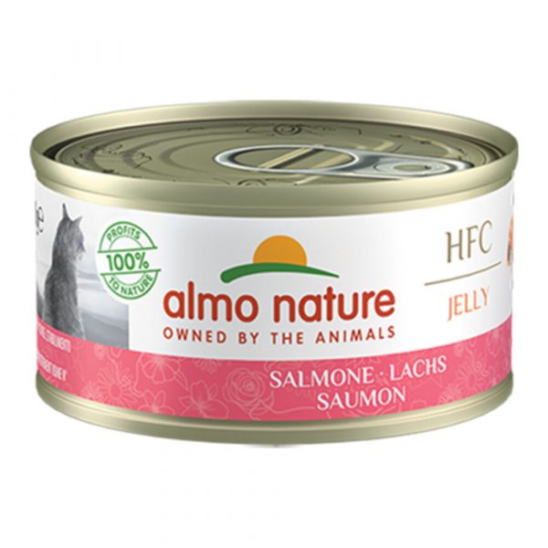 Almo Nature HFC Jelly Kattenvoer Zalm 70 gr