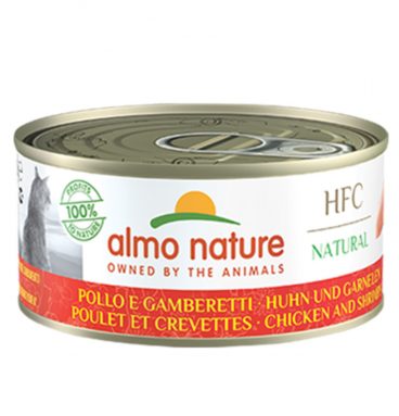 Almo Nature HFC Natural Kattenvoer Kip - Garnaal 70 gr