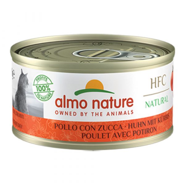 Almo Nature HFC Natural Kattenvoer Kip - Pompoen 70 gr