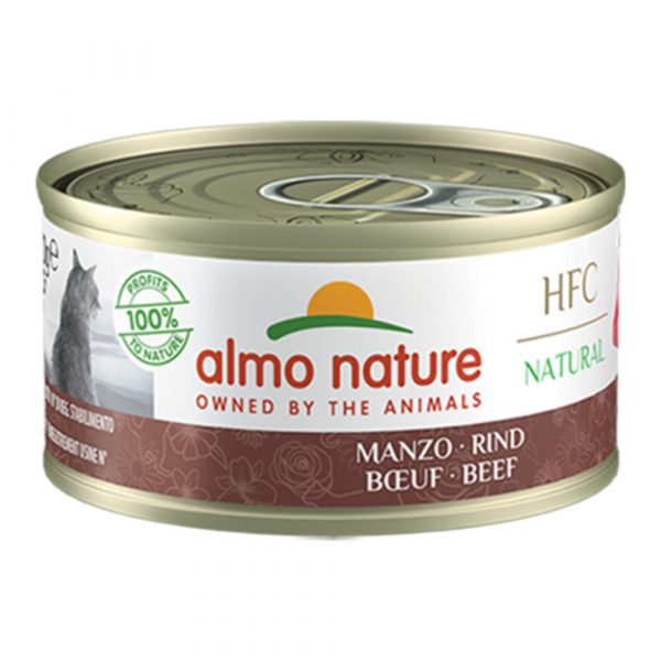 24x Almo Nature HFC Natural Kattenvoer Rund 70 gr