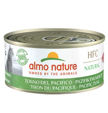 24x Almo Nature HFC Natural Kattenvoer Stille Oceaan Tonijn 150 gr