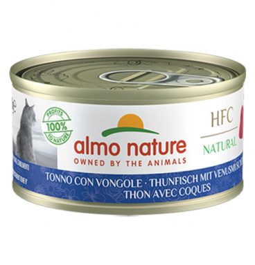 24x Almo Nature HFC Natural Kattenvoer Tonijn - Mosselen 70 gr