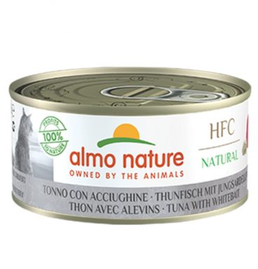 24x Almo Nature HFC Natural Kattenvoer Tonijn&Ansjovis 150 gr