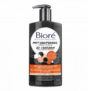 Bioré Houtskool Anti-Puistjes Cleanser 200 ml