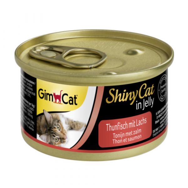 GimCat ShinyCat Jelly Tonijn&Zalm 70 gr