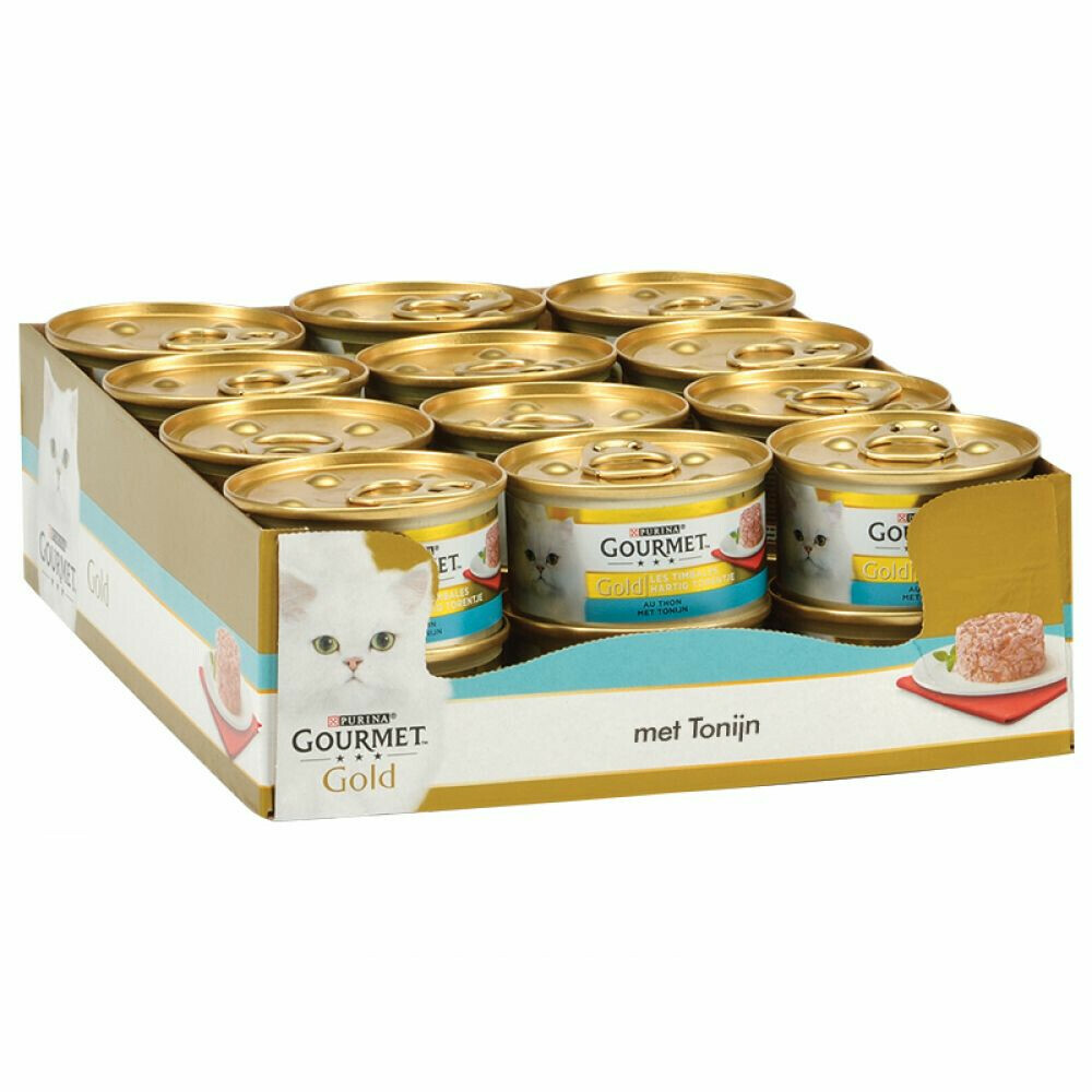 24x Gourmet Gold Hartig Torentje Tonijn 85 gr