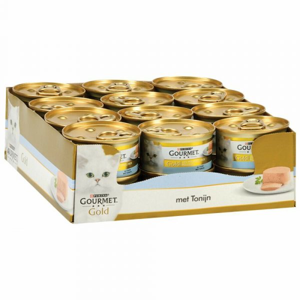 24x Gourmet Gold Mousse Tonijn 85 gr