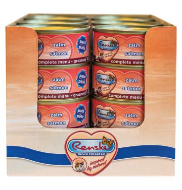 24x Renske Kattenvoer Paté Zalm 70 gr