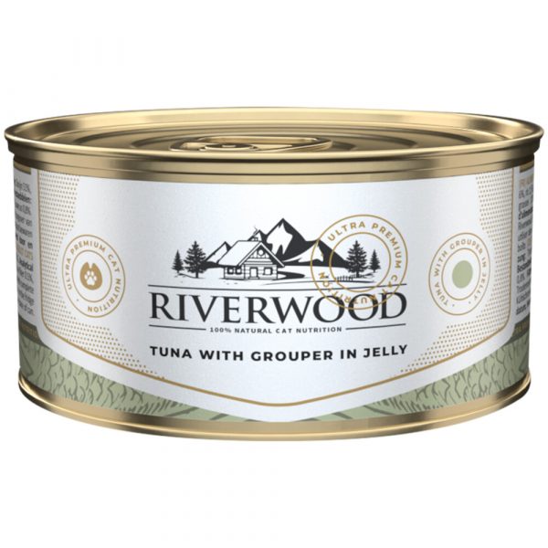 24x Riverwood Tonijn - Baars in Gelei 85 gr