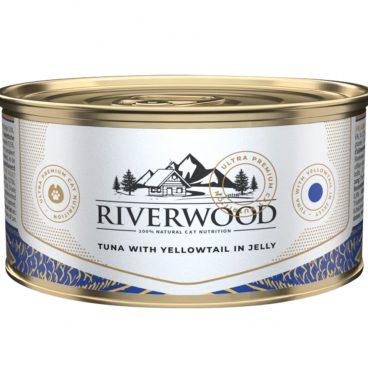 24x Riverwood Tonijn - Barnsteenmakreel in Gelei 85 gr