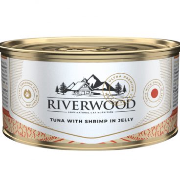 24x Riverwood Tonijn - Garnaal in Gelei 85 gr