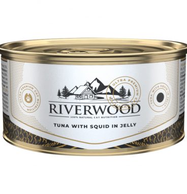 24x Riverwood Tonijn - Inktvis in Gelei 85 gr