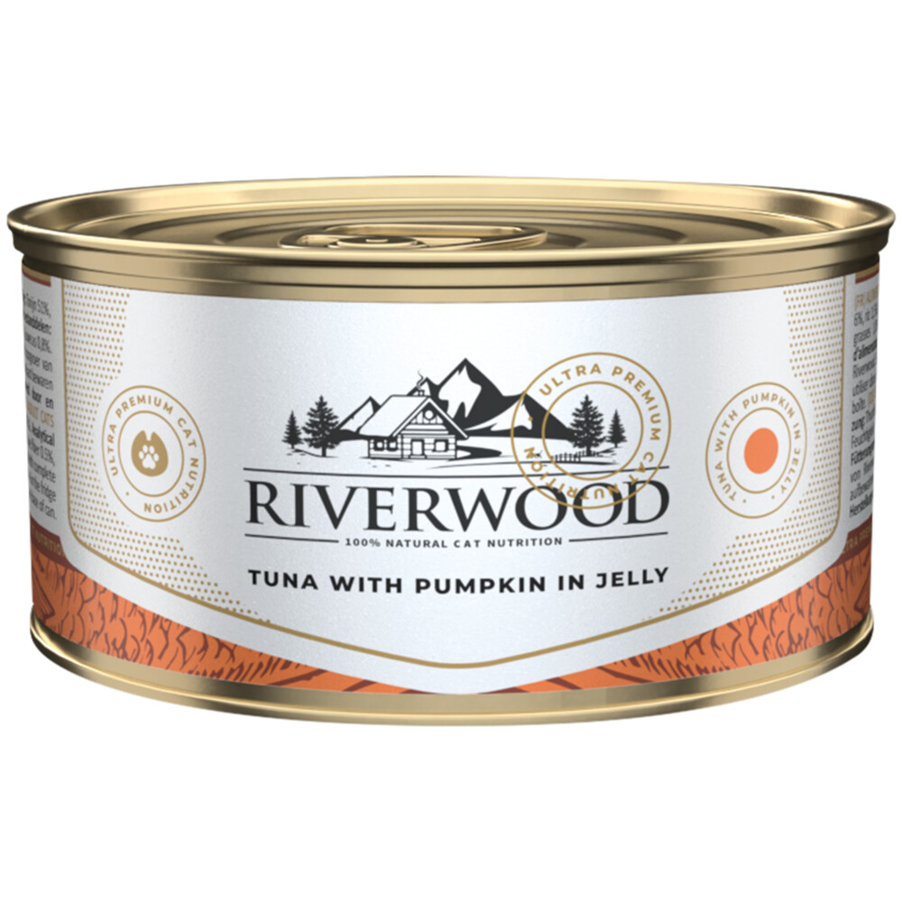 24x Riverwood Tonijn - Pompoen in Gelei 85 gr