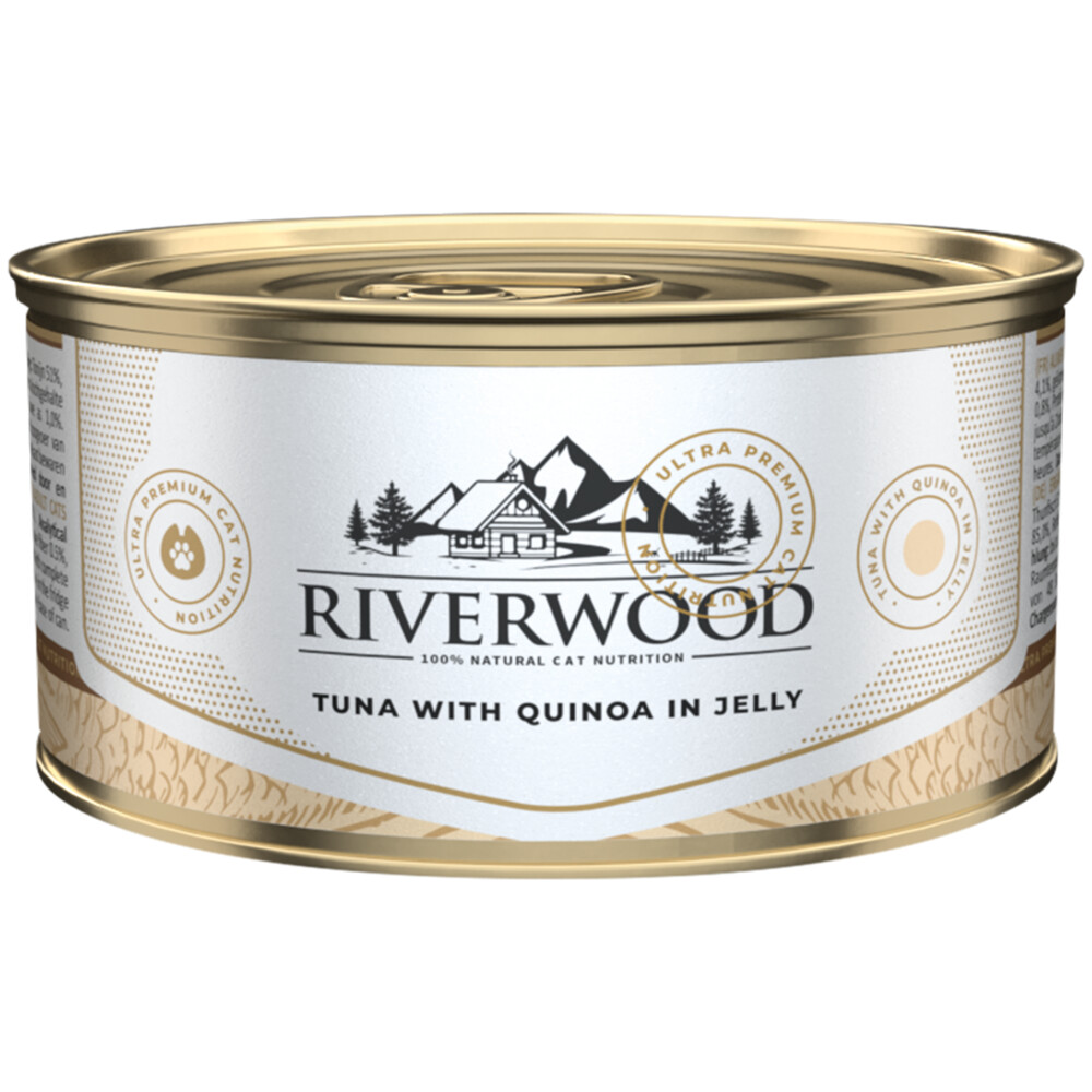 24x Riverwood Tonijn - Quinoa in Gelei 85 gr