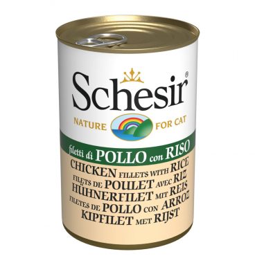 Schesir Kattenvoer Kipfilet - Rijst 140 gr