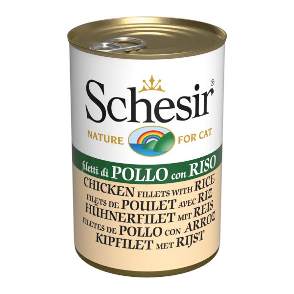 Schesir Kattenvoer Kipfilet - Rijst 140 gr