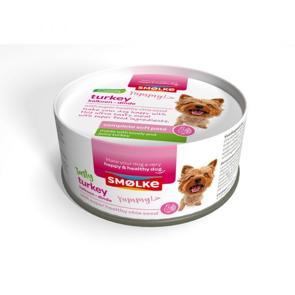 Smolke Hondenvoer Soft Paté Kalkoen 125 gr