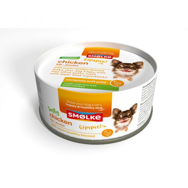 Smolke Hondenvoer Soft Paté Kip 125 gr