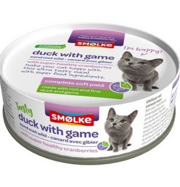 Smolke Kattenvoer Soft Paté Eend - Wild 80 gr