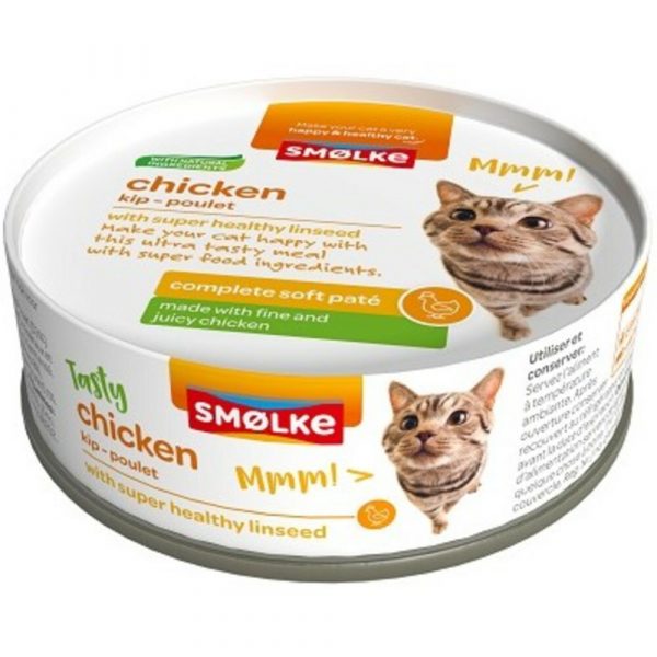 Smolke Kattenvoer Soft Paté Kip 80 gr