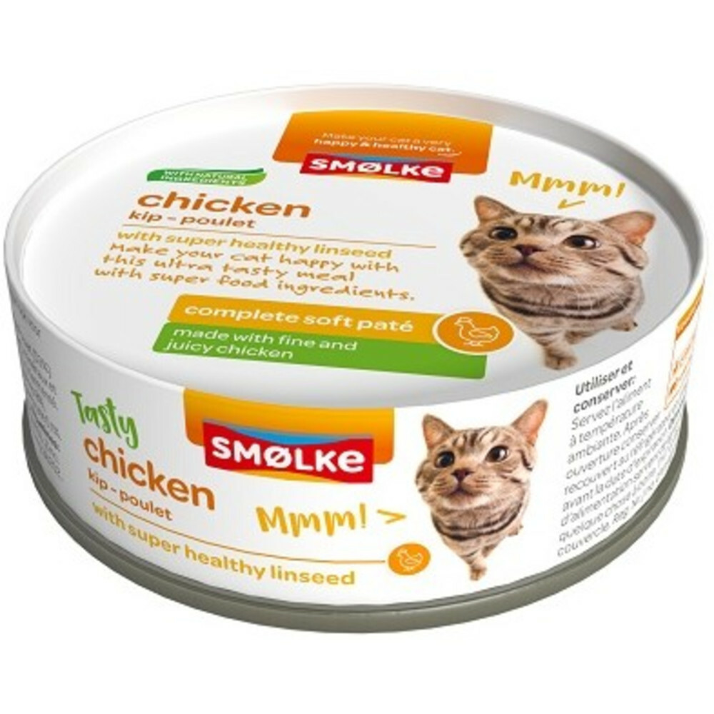 Smolke Kattenvoer Soft Paté Kip 80 gr