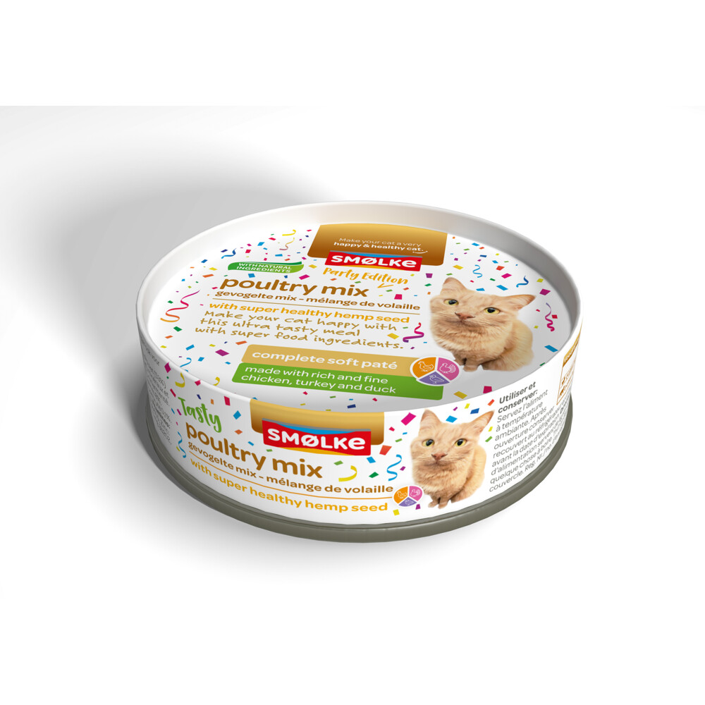 Smolke Kattenvoer Soft Paté Party Edition 80 gr