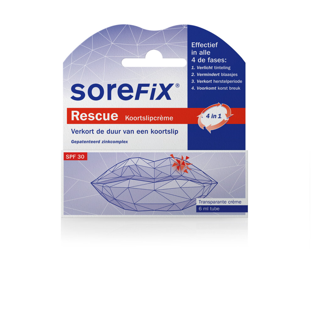 Sorefix Rescue Koortslipcreme 6 ml