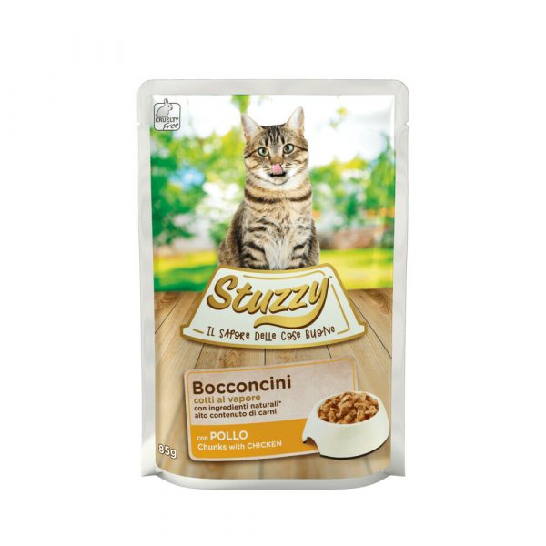 24x Stuzzy Kattenvoer Pouch Kip in Gelei 85 gr