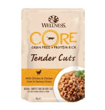 Wellness Core Kattenvoer Tender Cuts Kip - Kippenlever 85 gr