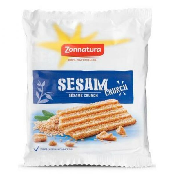 6x Zonnatura Sesam Crunch 50 gr