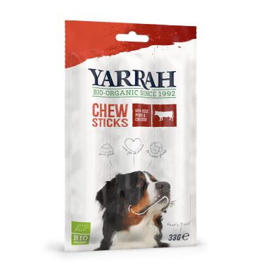 Yarrah Bio Kauwstaafjes Hond Rund 3 stuks