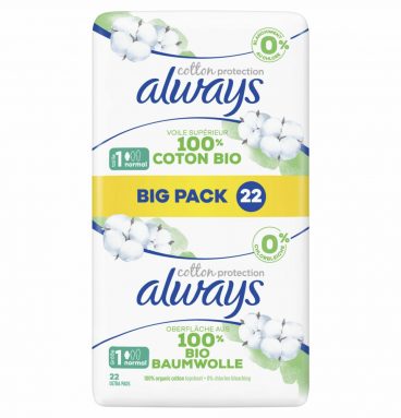 3x Always Maandverband Bio Cotton Normal 66 stuks