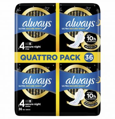 6x Always Maandverband Ultra Night 36 stuks