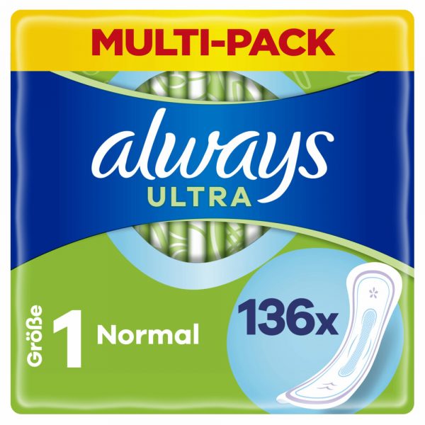 2e halve prijs: Always Maandverband Ultra Normal 136 stuks