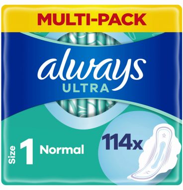 2e halve prijs: Always Maandverband Ultra Normal Plus 114 stuks